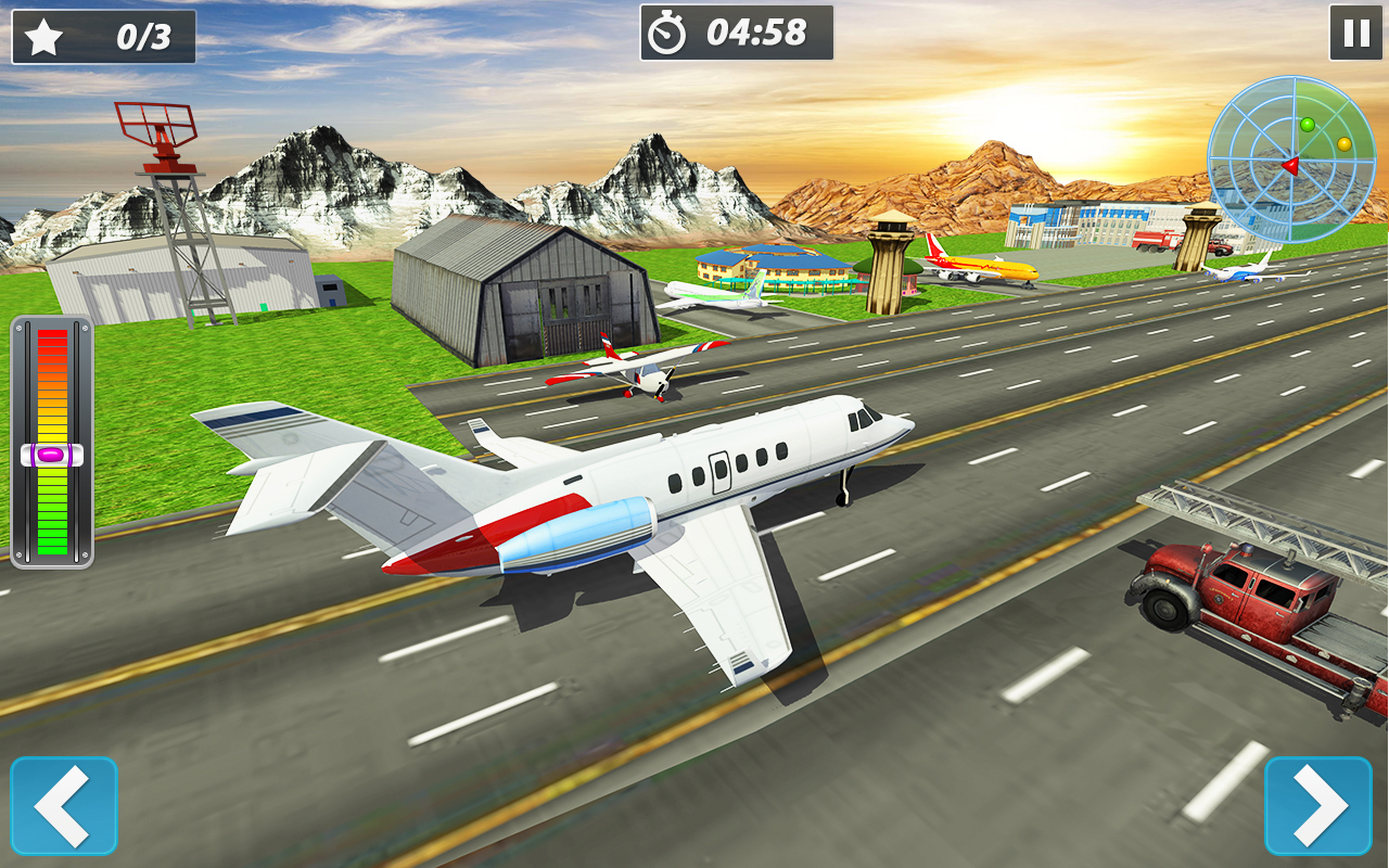 اسکرین شات 1 بازی Real Airplane Flight Simulator