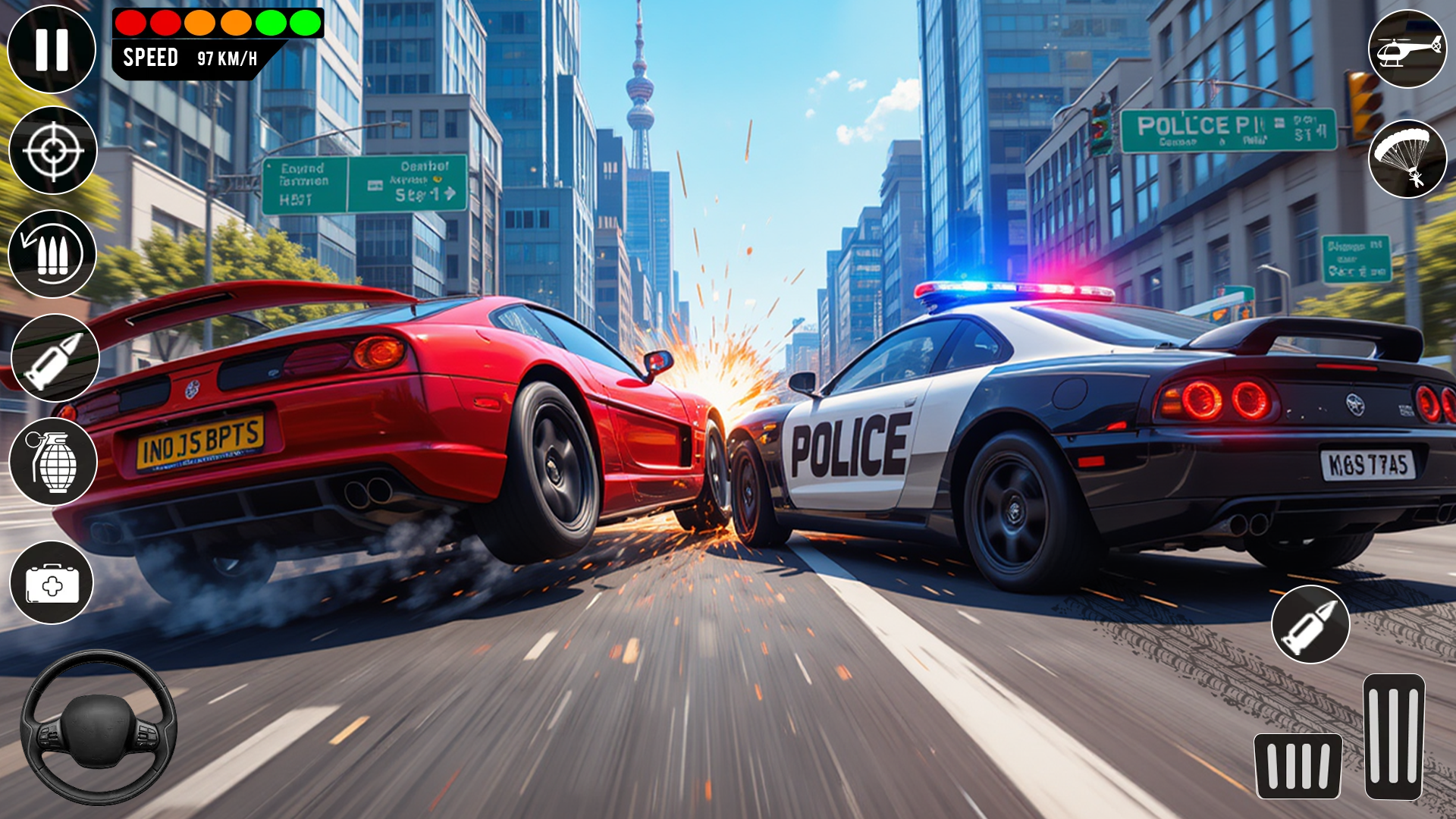اسکرین شات 7 بازی Police Car Games - Police Game