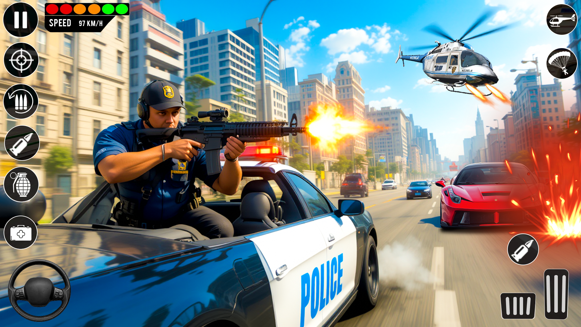 اسکرین شات 4 بازی Police Car Games - Police Game