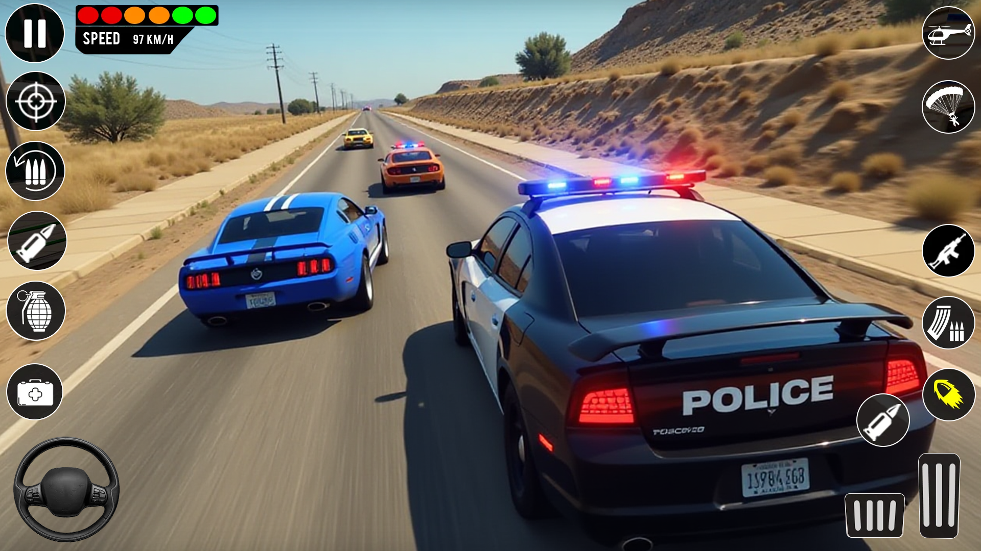 اسکرین شات 1 بازی Police Car Games - Police Game