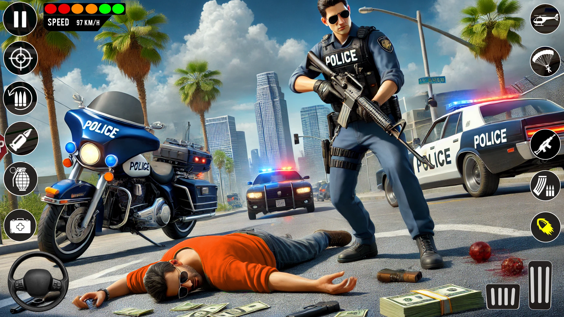 اسکرین شات 5 بازی Police Car Games - Police Game