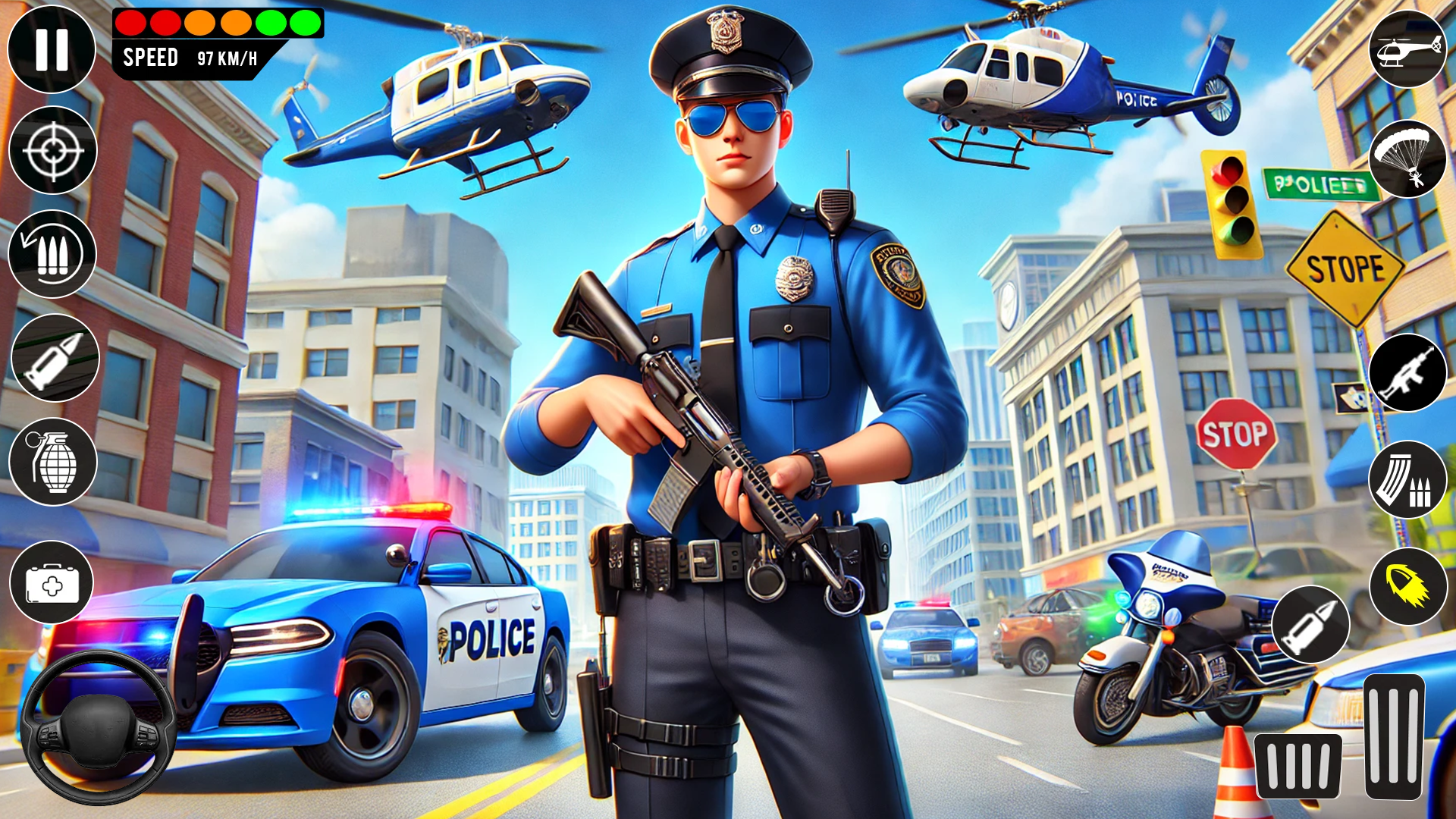 اسکرین شات 6 بازی Police Car Games - Police Game