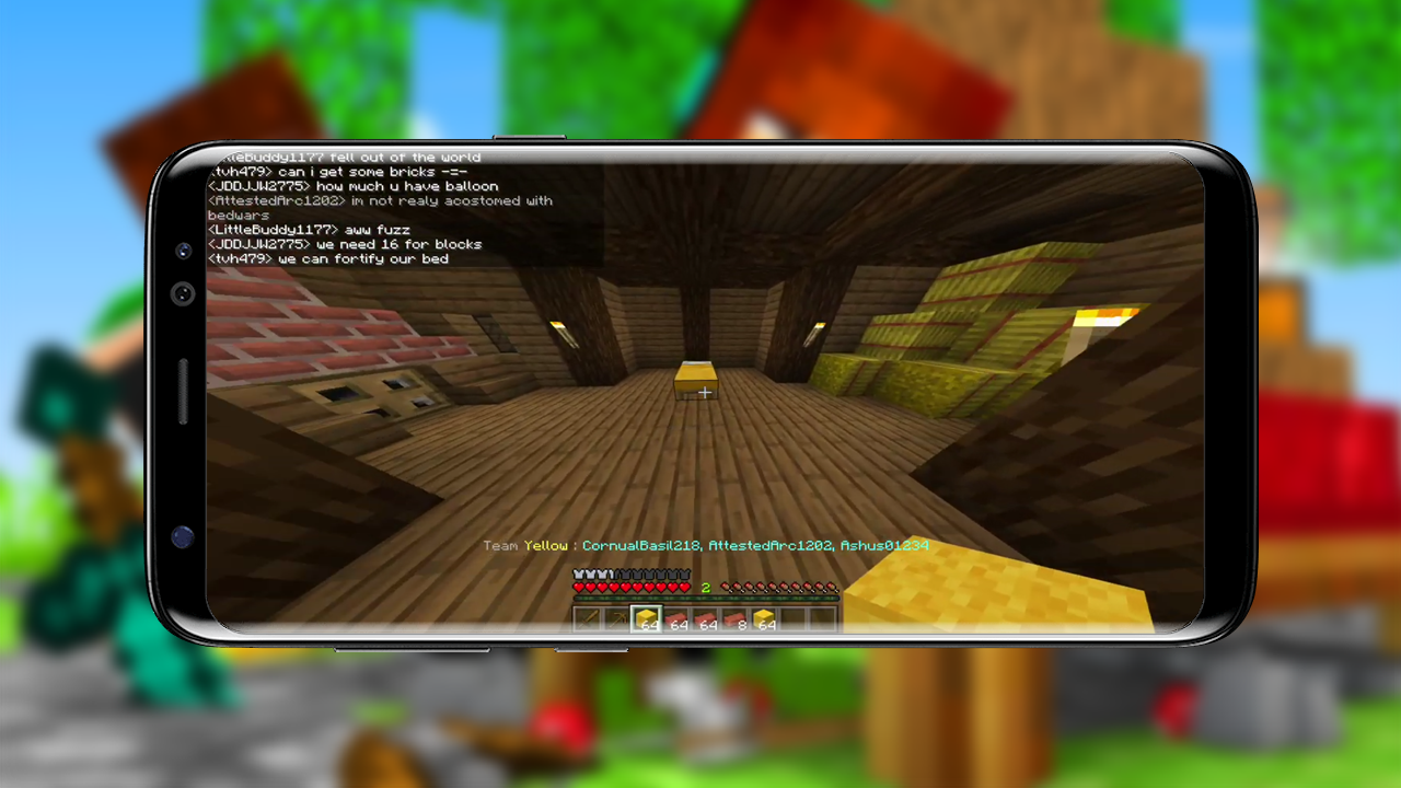 اسکرین شات 1 برنامه Bedwars Map for MCPE