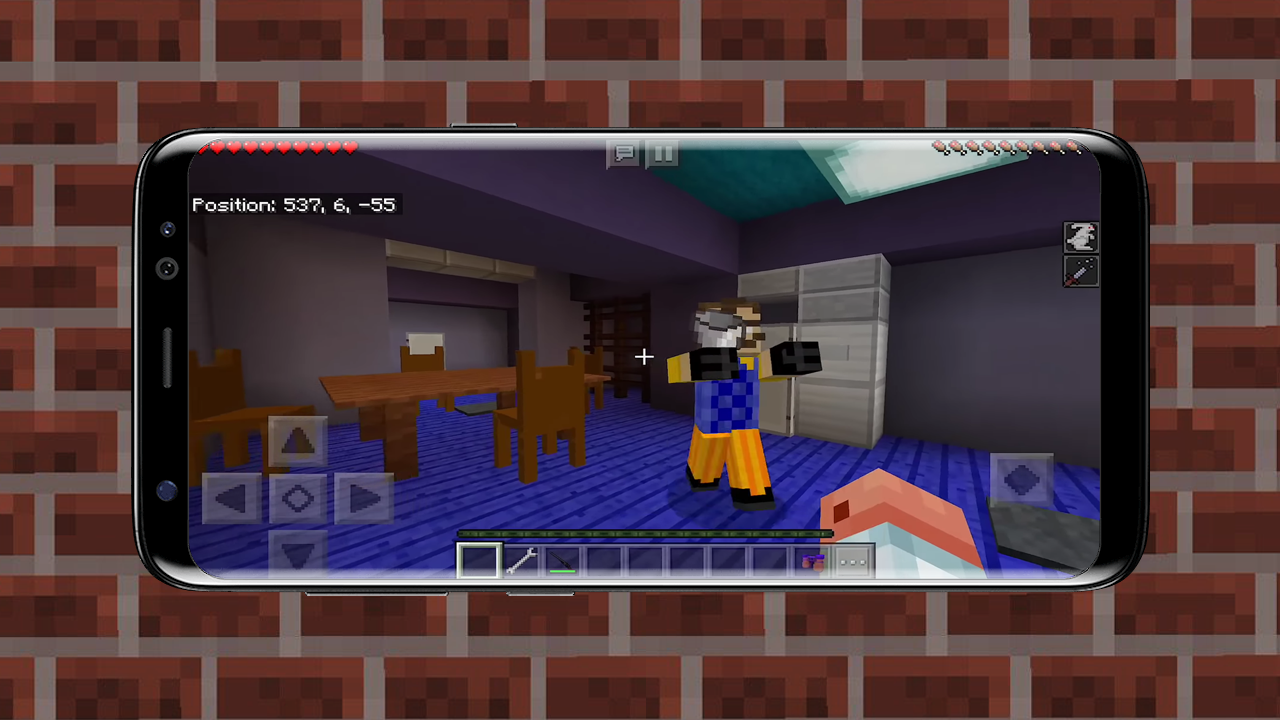 اسکرین شات 5 برنامه Map Hello Neighbor for MCPE