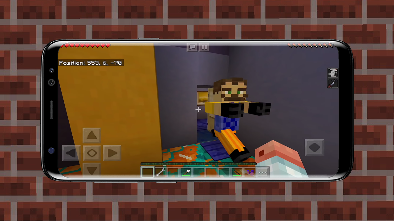 اسکرین شات 3 برنامه Map Hello Neighbor for MCPE
