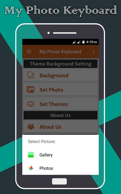 اسکرین شات 8 برنامه My Photo Keyboard