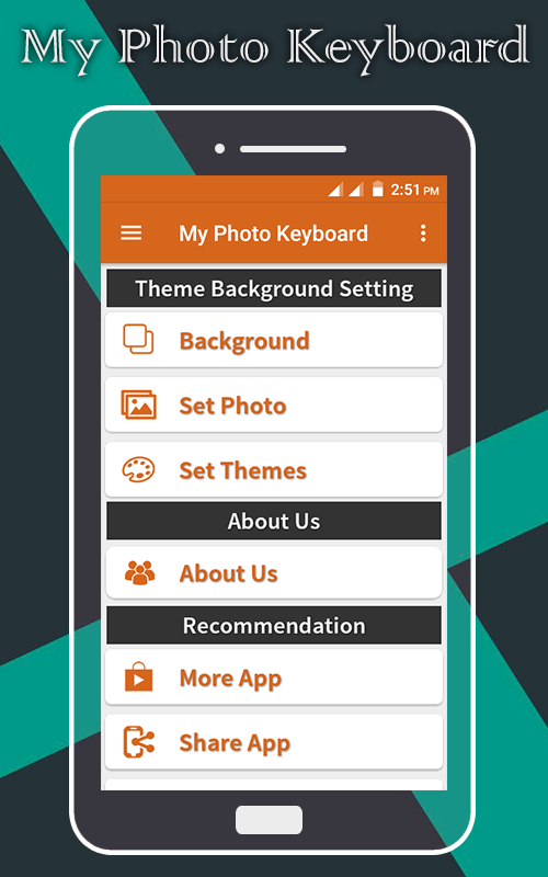 اسکرین شات 2 برنامه My Photo Keyboard
