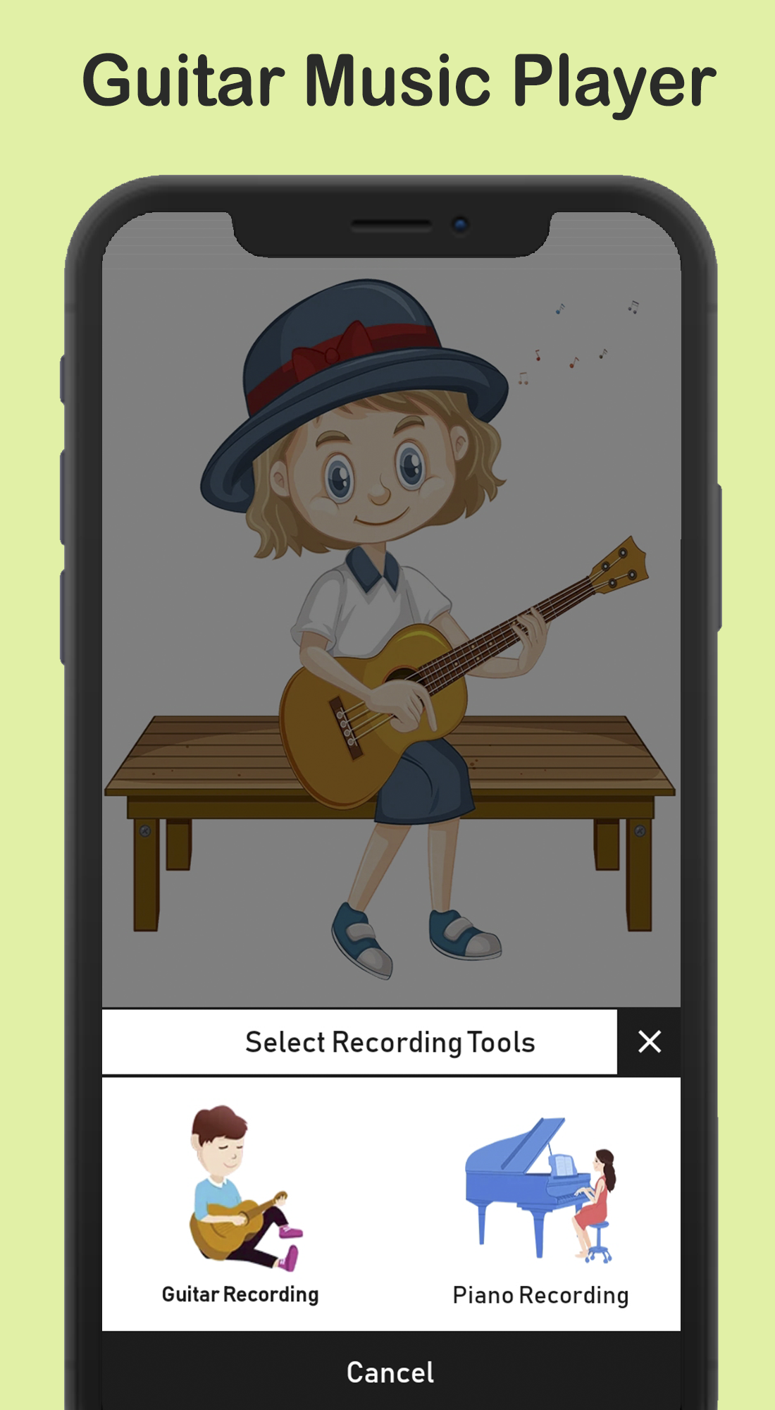 اسکرین شات 7 برنامه Real Guitar Music Player