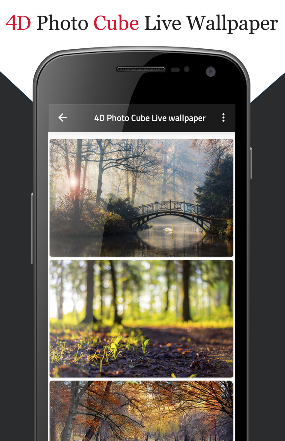 اسکرین شات 5 برنامه 4D Photo Cube Live Wallpaper