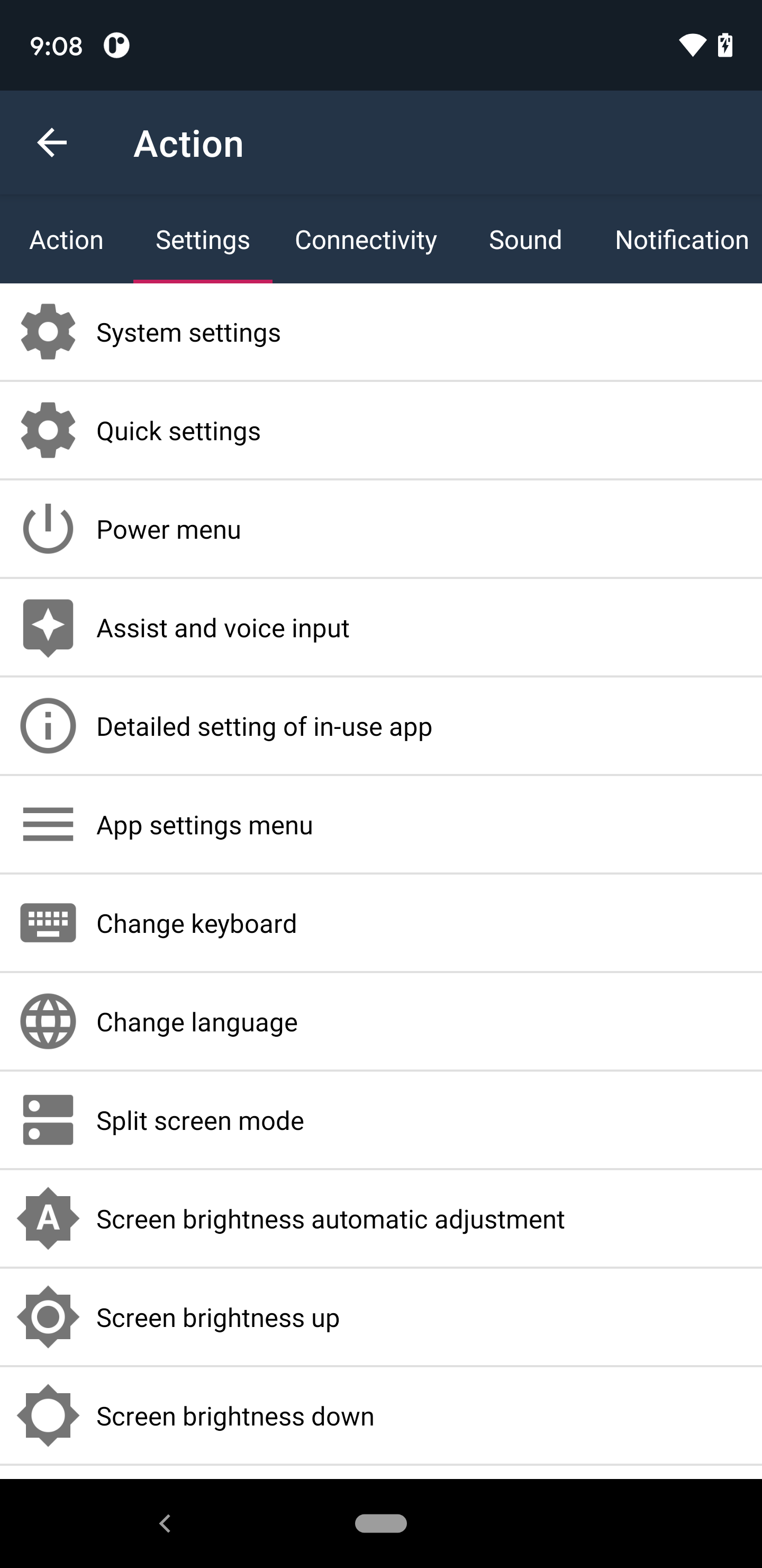 اسکرین شات 4 برنامه Remap keys & floating button