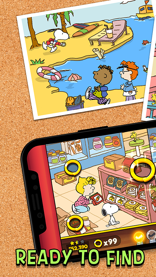 اسکرین شات 1 بازی Snoopy Spot the Difference