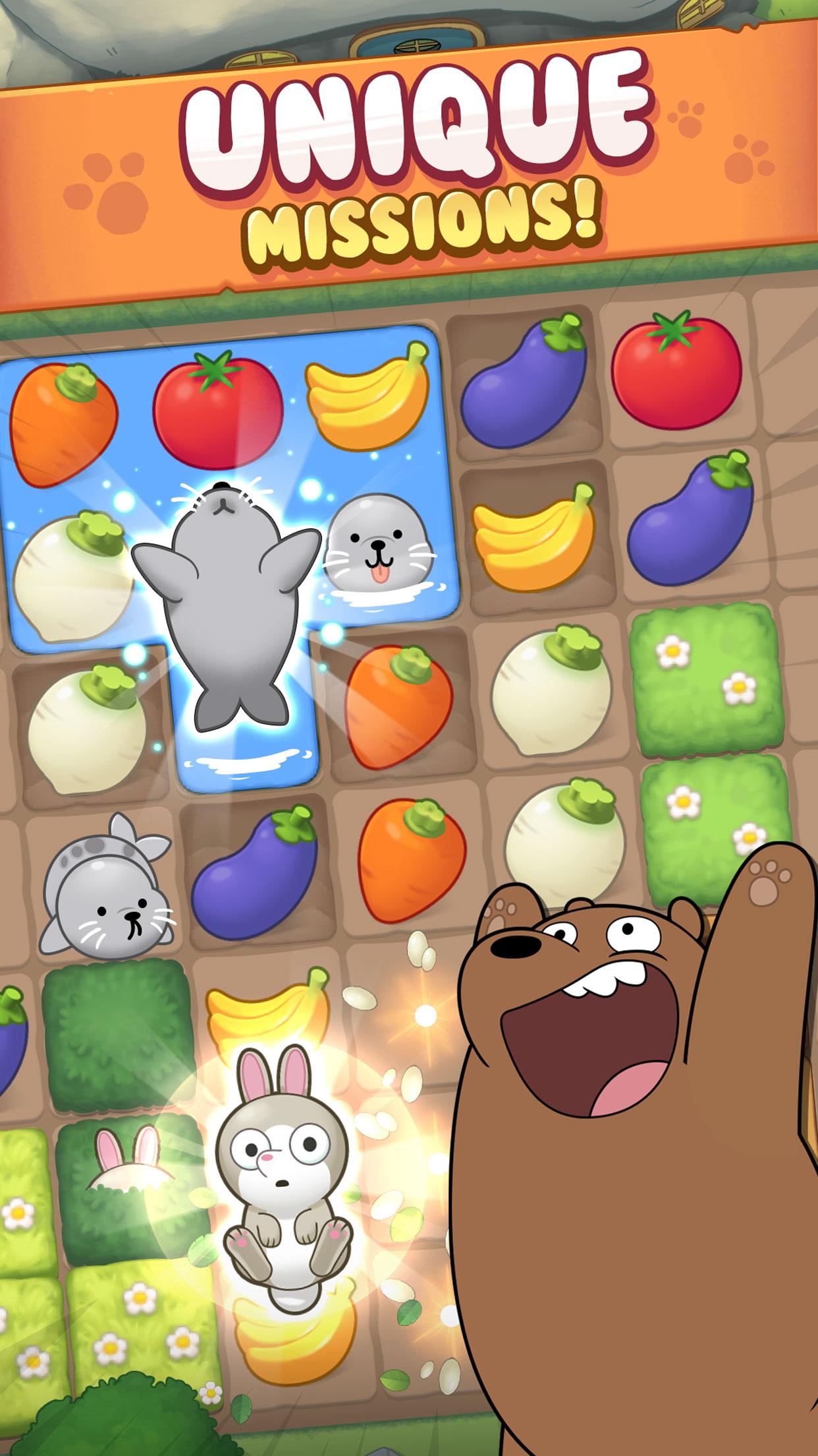 اسکرین شات 2 بازی We Bare Bears: Match3 Repairs