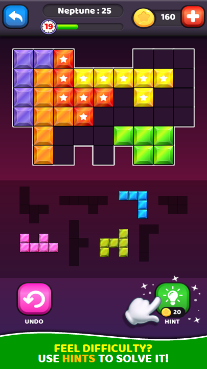اسکرین شات 2 بازی Block Puzzle Game
