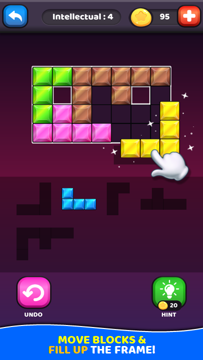 اسکرین شات 1 بازی Block Puzzle Game