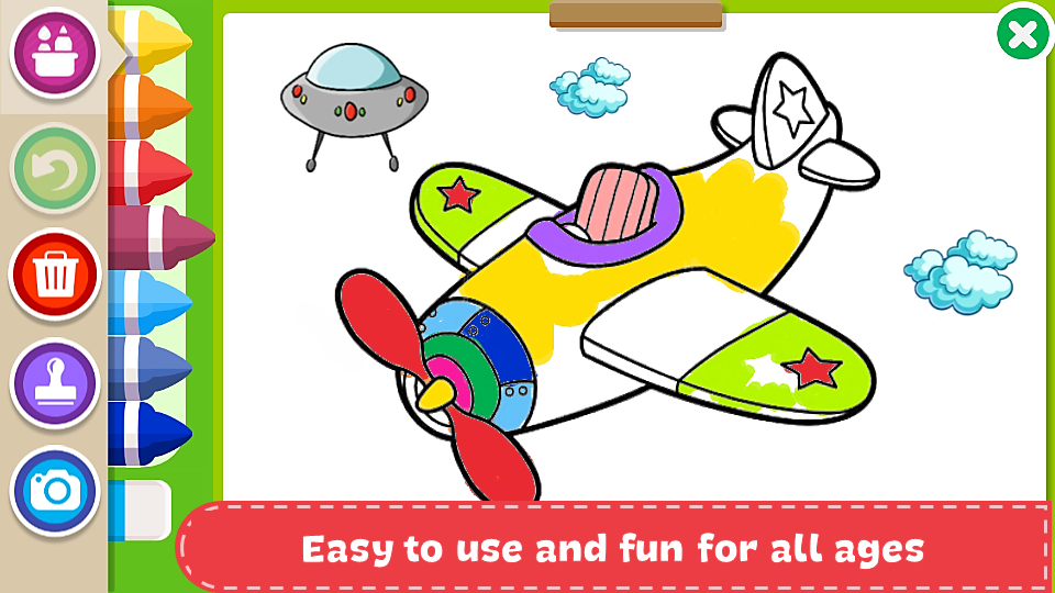 اسکرین شات 8 بازی Coloring Book - Kids Paint