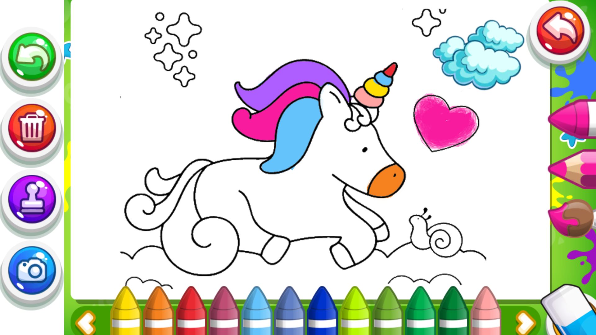 اسکرین شات 1 بازی Coloring & Music for Kids