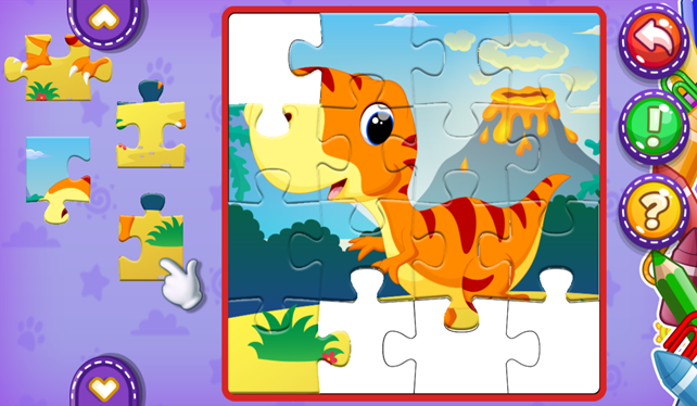 اسکرین شات 1 برنامه Kids Games - Learn by Playing