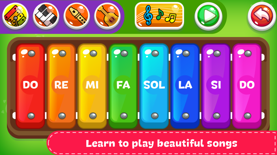 اسکرین شات 1 بازی Learn Music & Songs Xylophone