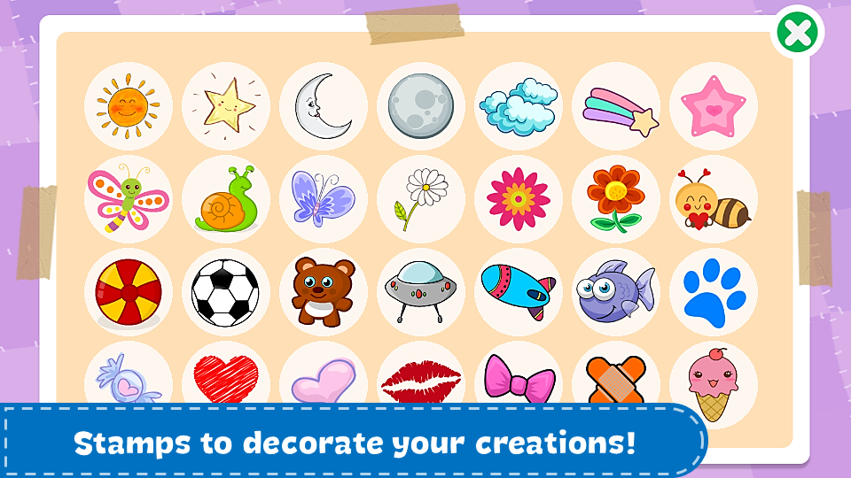 اسکرین شات 4 برنامه Paint and Learn Animals