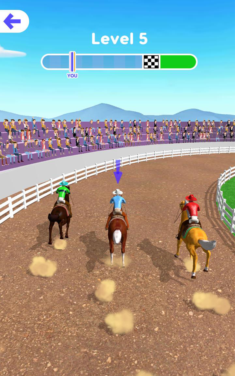 اسکرین شات 3 بازی Horse Race Master 3d