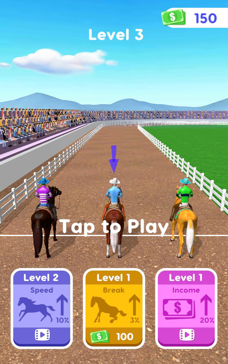 اسکرین شات 1 بازی Horse Race Master 3d