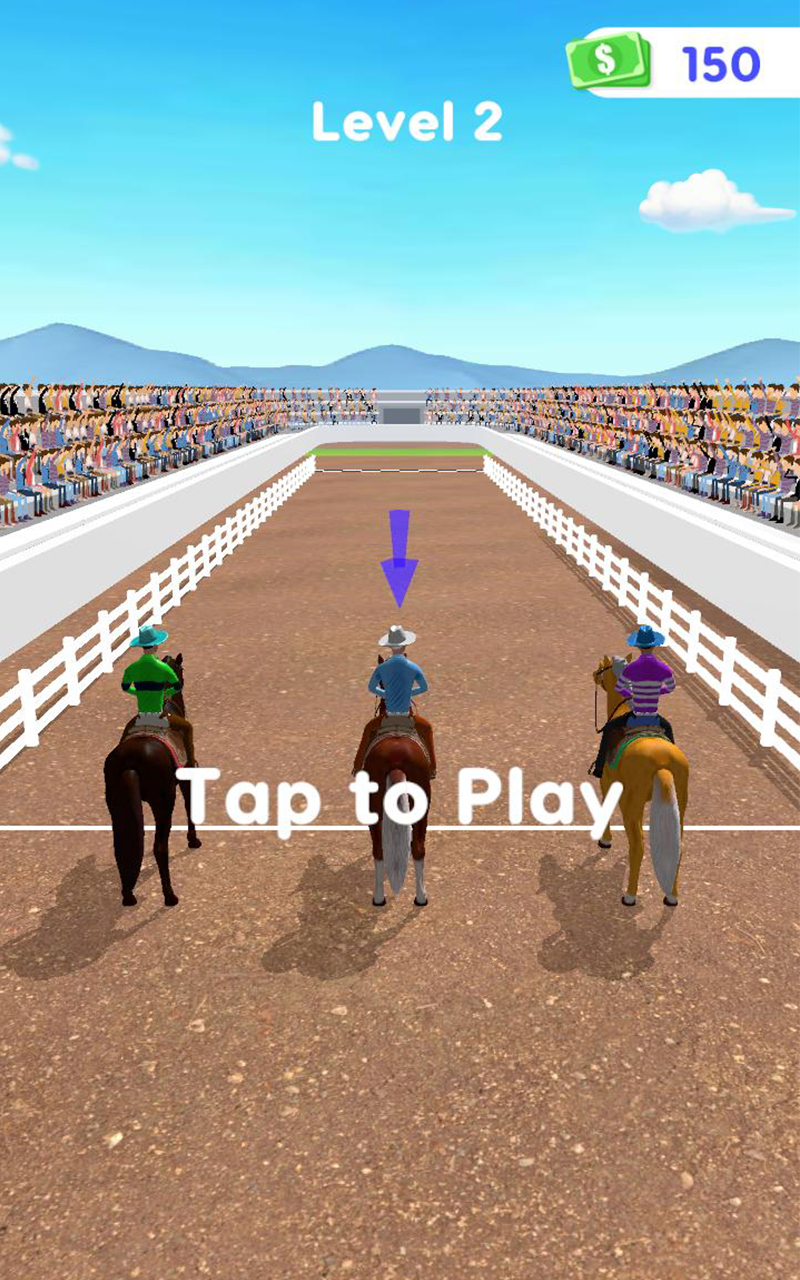 اسکرین شات 2 بازی Horse Race Master 3d