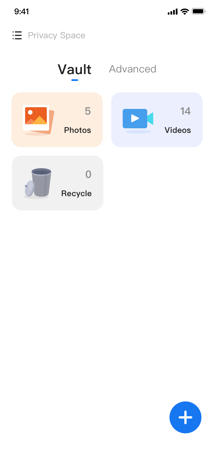 اسکرین شات 2 برنامه Private Space-Calculator vault