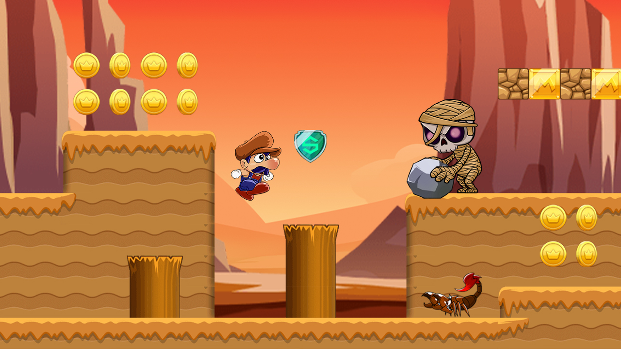 اسکرین شات 2 بازی Super Bino Go:Adventure Jungle