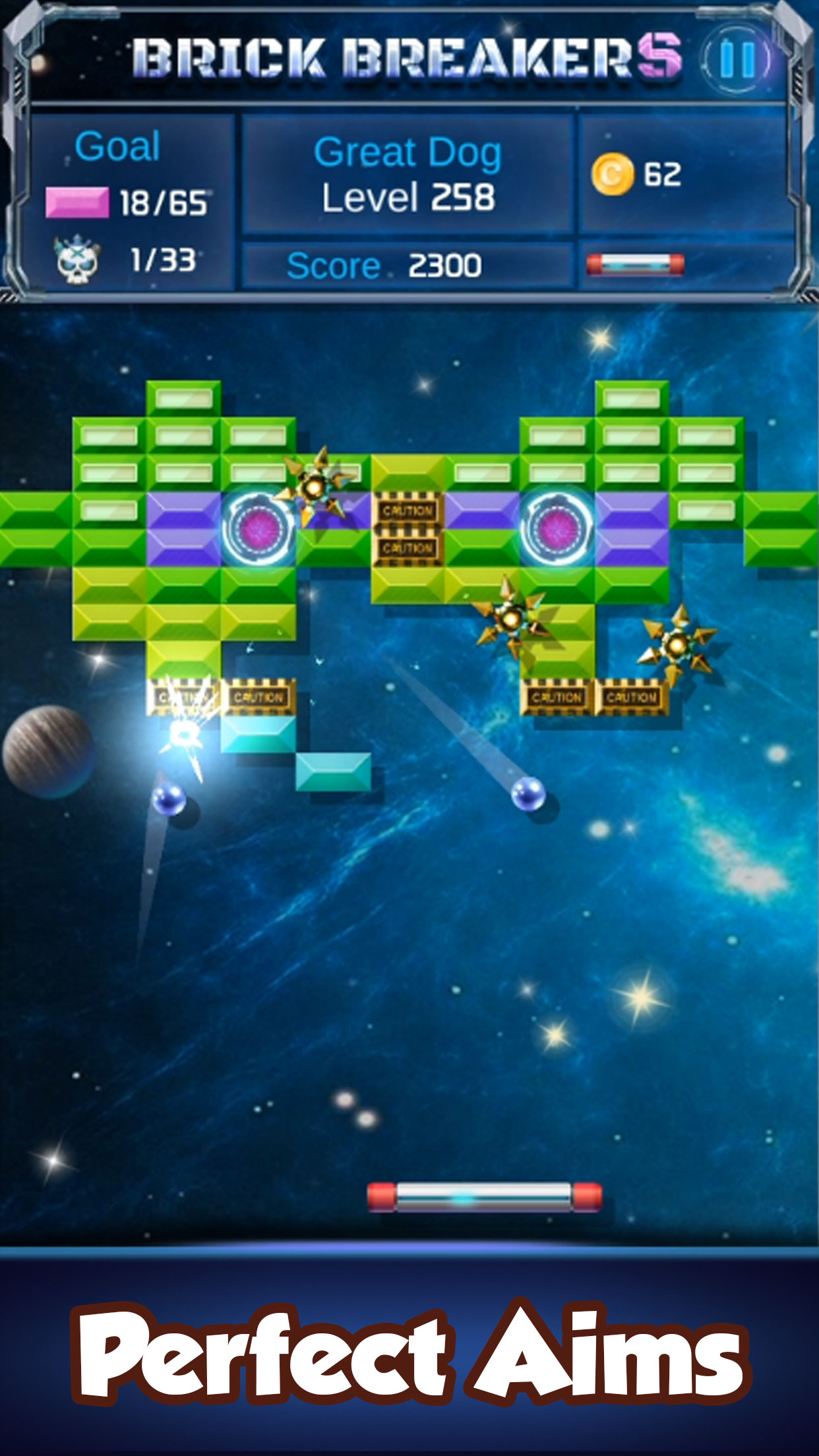 اسکرین شات 5 بازی Brick Breaker : Space Outlaw