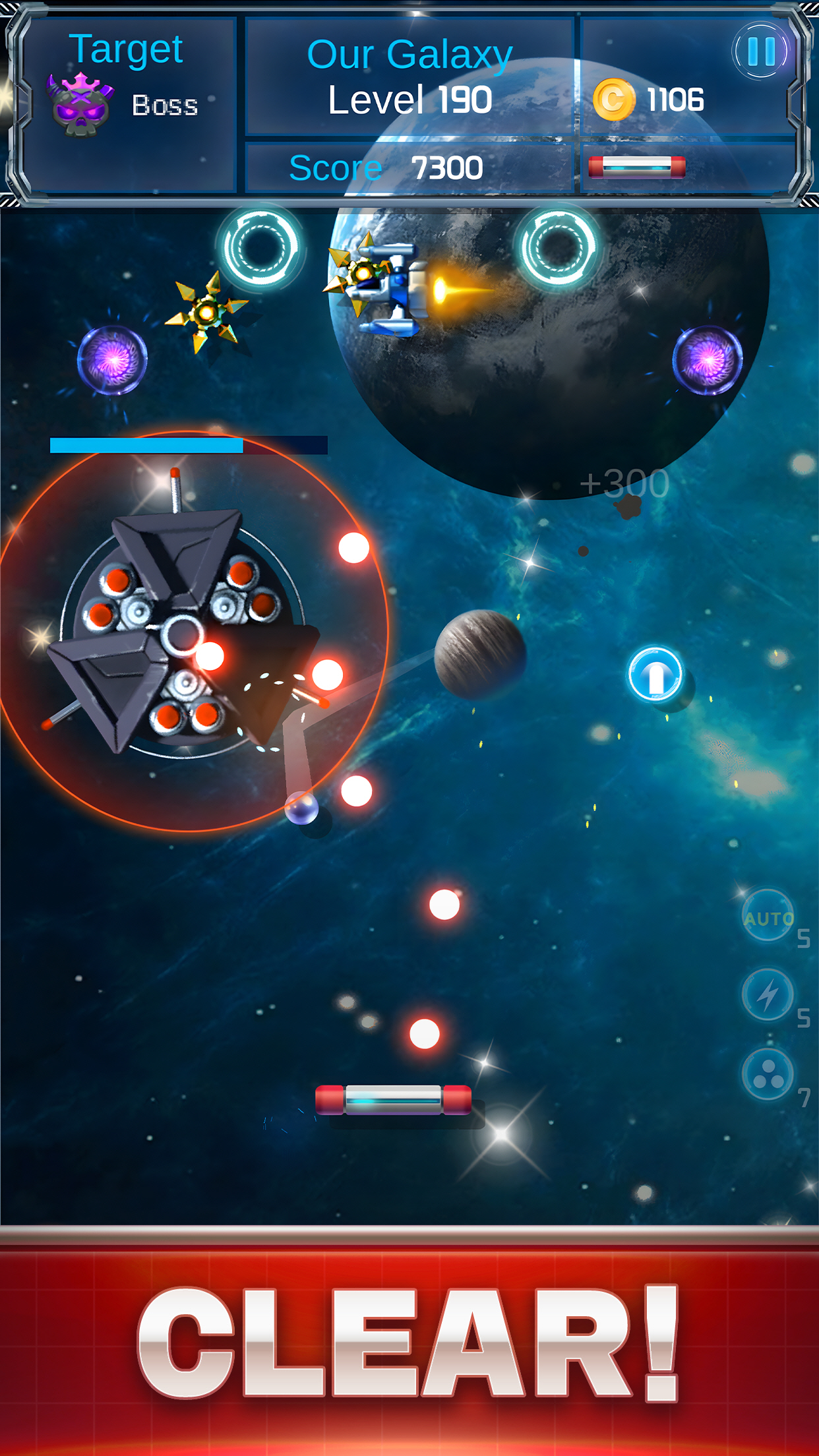 اسکرین شات 5 بازی Brick Breaker : Space Outlaw