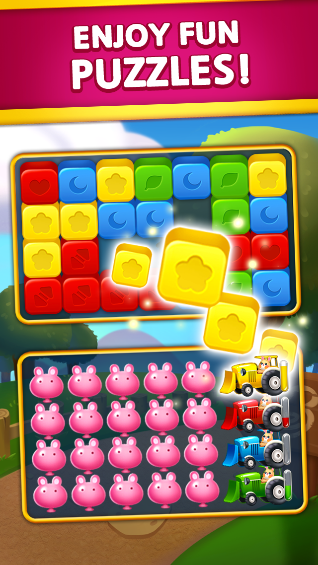 اسکرین شات 5 بازی Bunny Blast - Puzzle Game