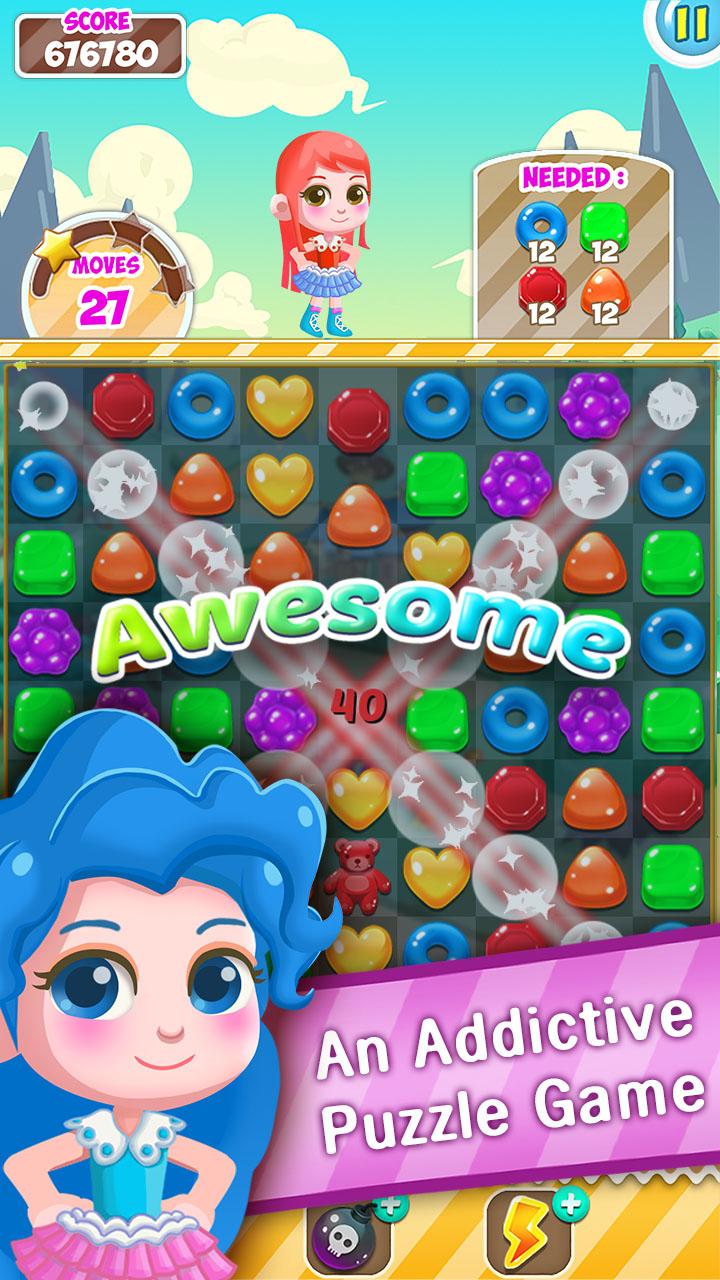 اسکرین شات 6 بازی Candy Sweet Pop  : Cake Swap