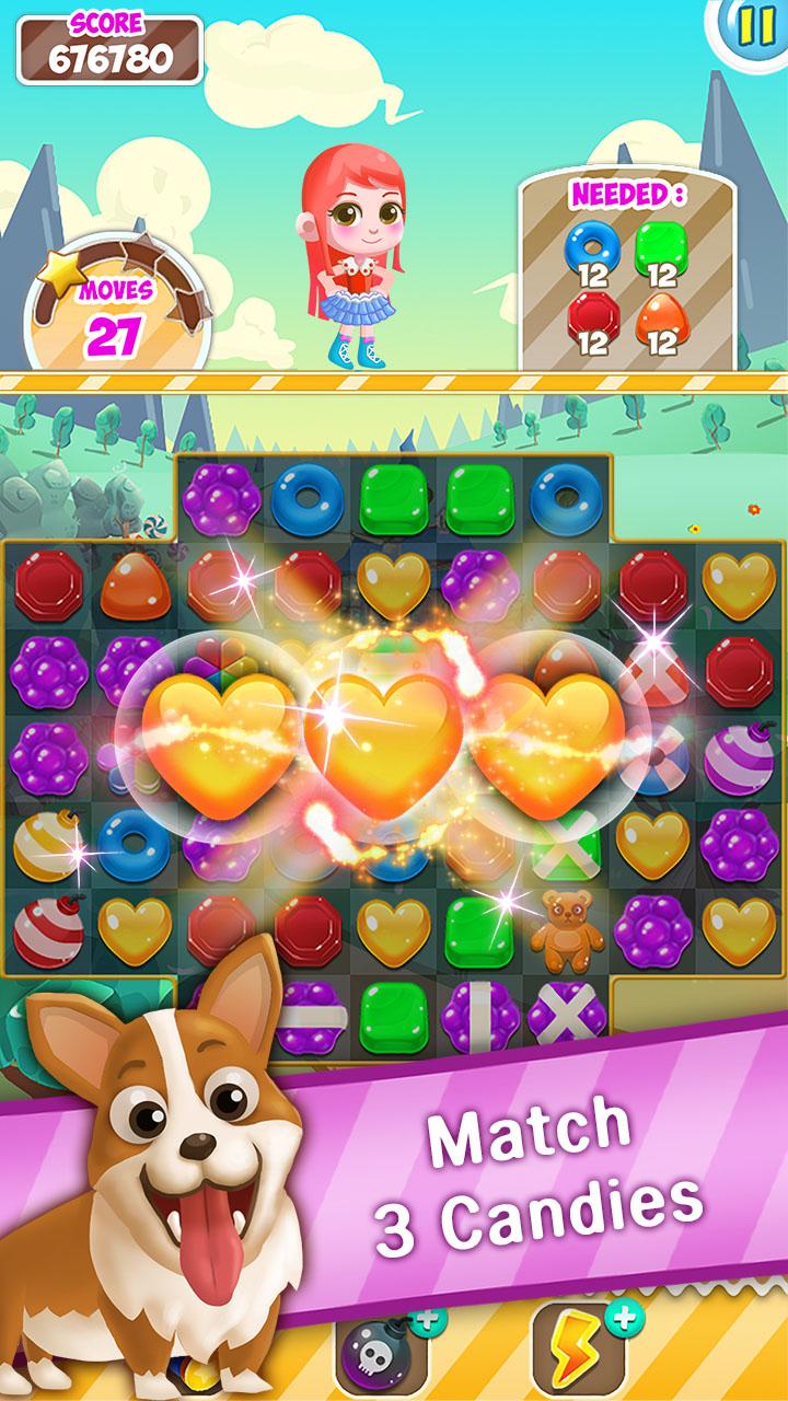 اسکرین شات 4 بازی Candy Sweet Pop  : Cake Swap