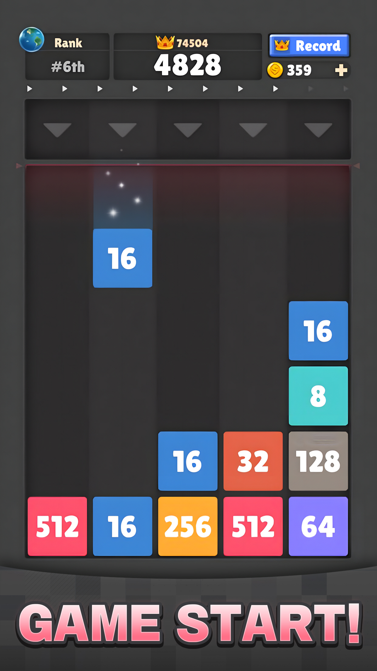 اسکرین شات 1 بازی Drop The Number™ : Merge Game