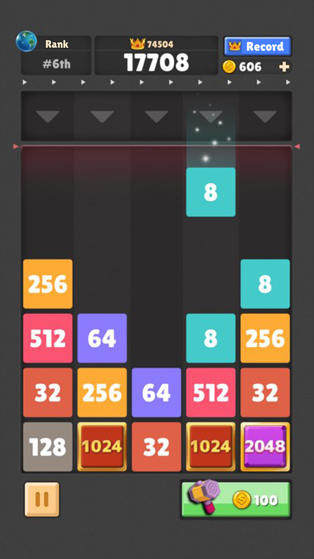 اسکرین شات 1 بازی Drop The Number® : Merge Game