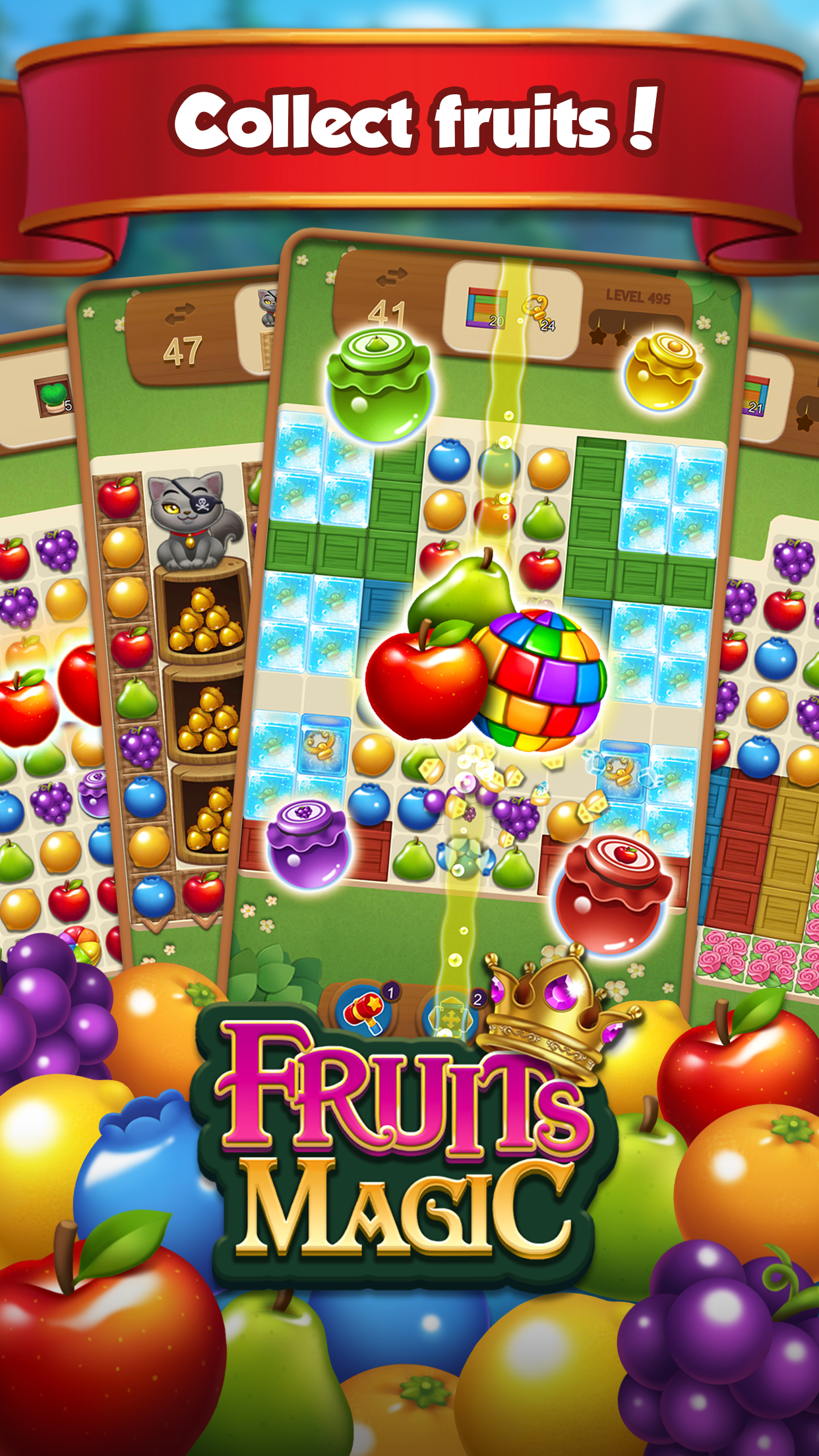 اسکرین شات 3 بازی Fruits Magic Sweet Garden