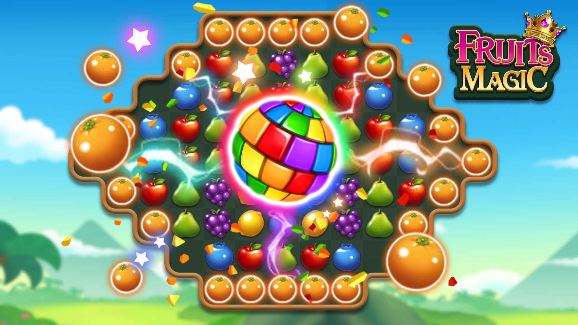 اسکرین شات 2 بازی Fruits Magic Sweet Garden