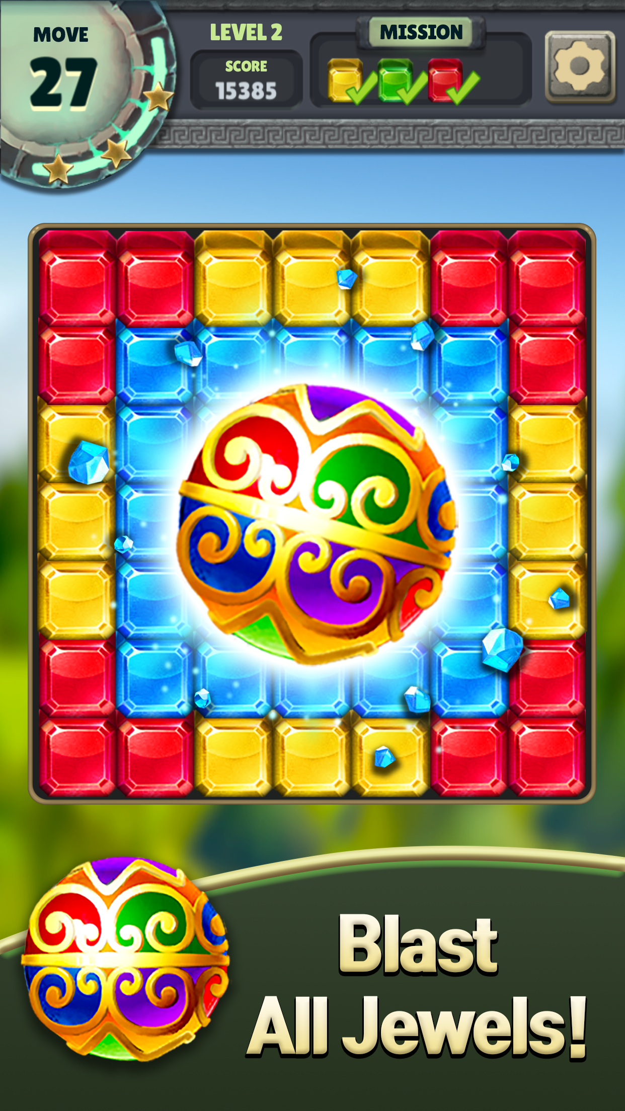 اسکرین شات 1 بازی Jewel Blast : Temple