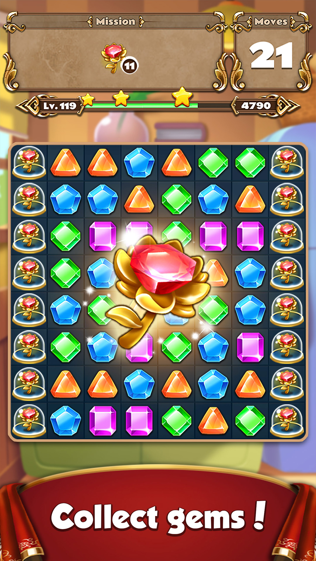 اسکرین شات 4 بازی Jewel Castle - Match 3 Puzzle