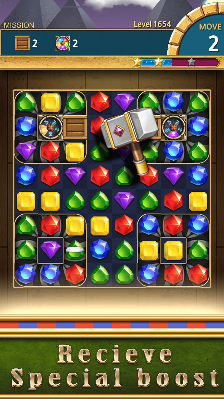 اسکرین شات 4 بازی Jewels Pharaoh : Match 3