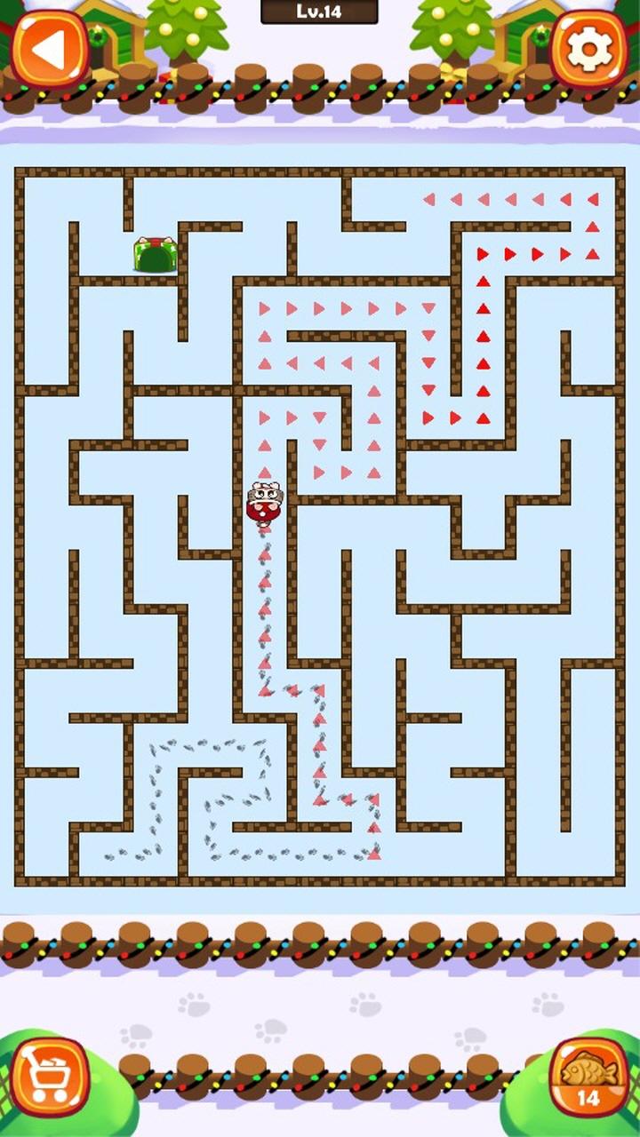 اسکرین شات 1 بازی Maze Cat - Rookie