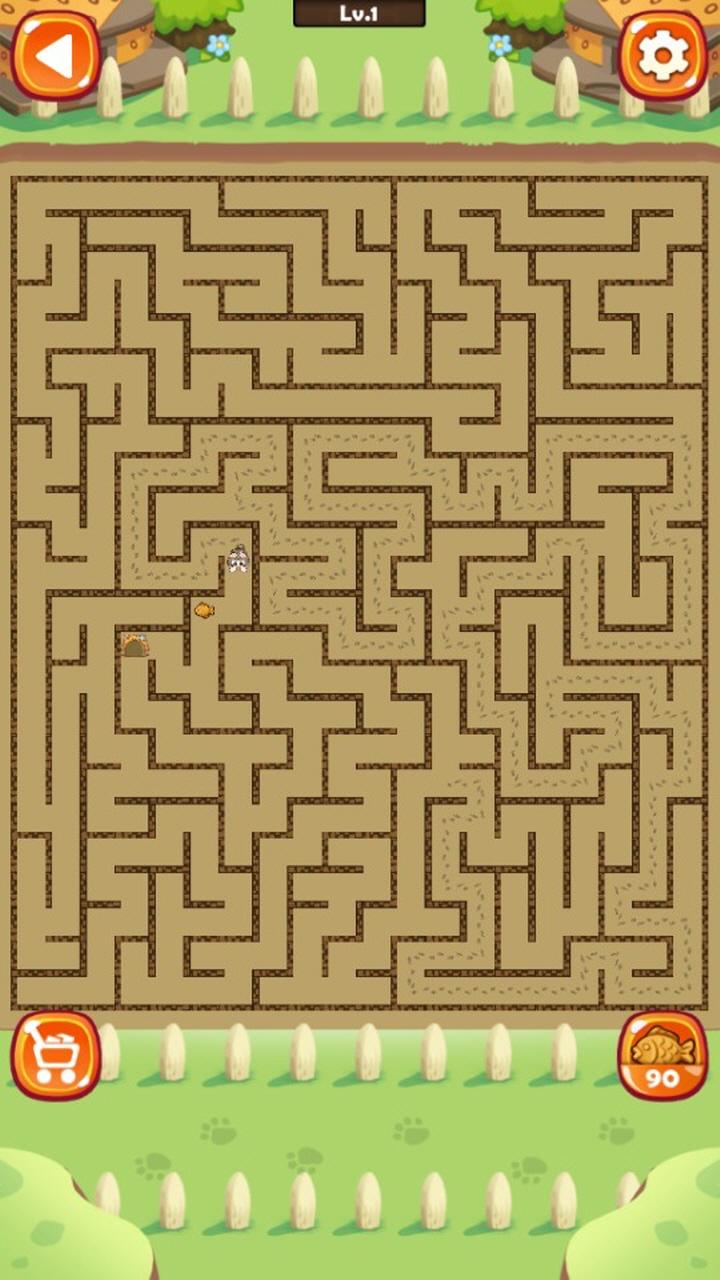 اسکرین شات 2 بازی Maze Cat - Rookie