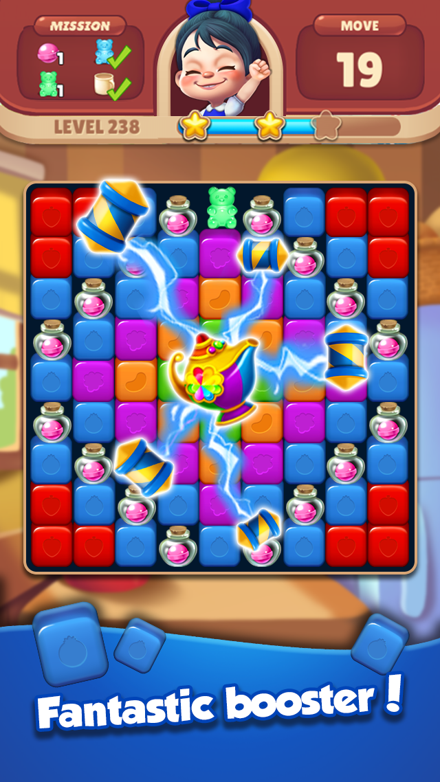 اسکرین شات 2 بازی Hello Candy Blast:Puzzle Match