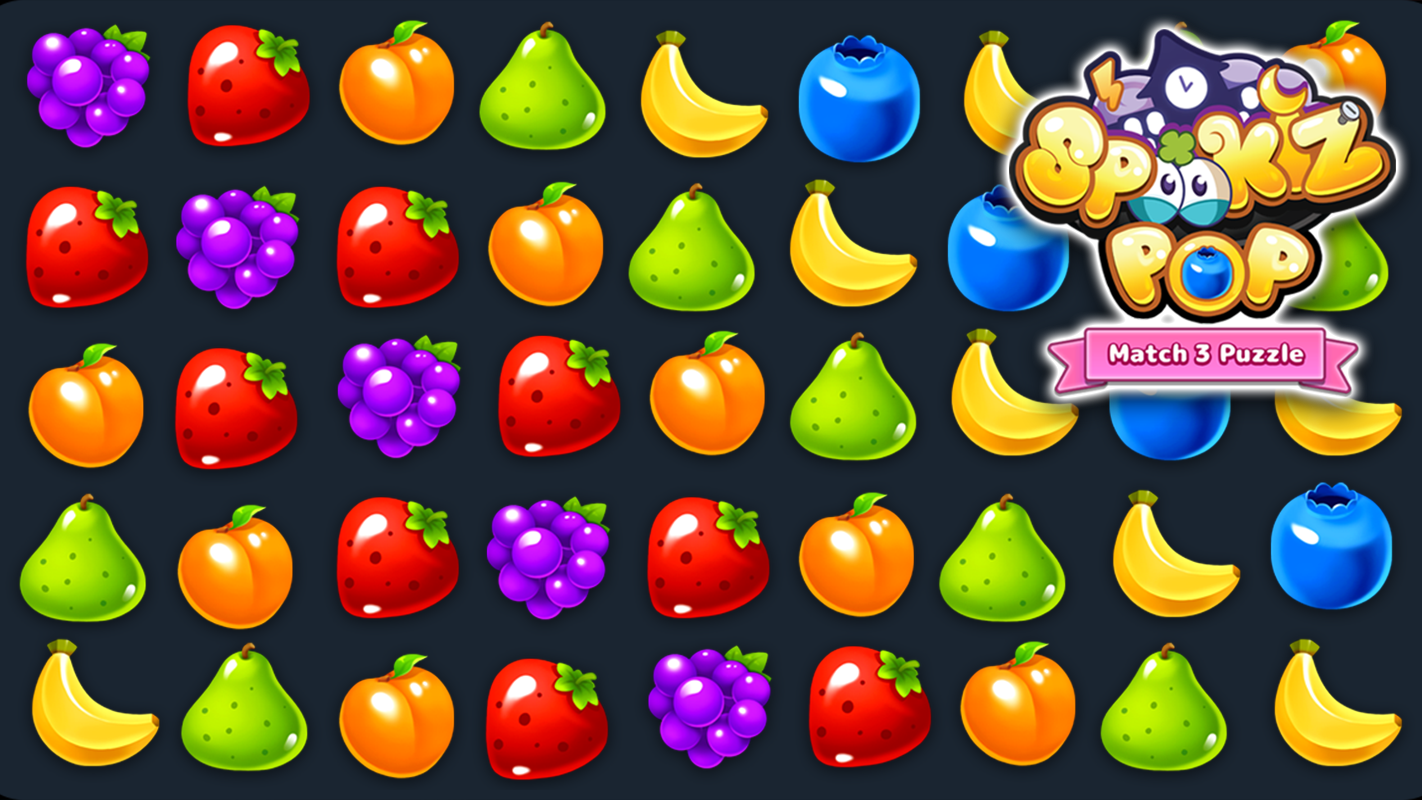 اسکرین شات 2 بازی SPOOKIZ POP - Match 3 Puzzle