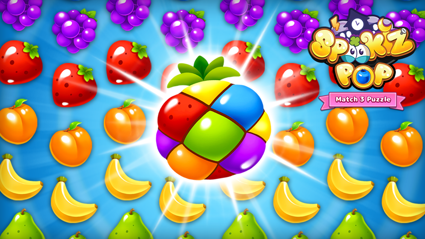 اسکرین شات 3 بازی SPOOKIZ POP - Match 3 Puzzle