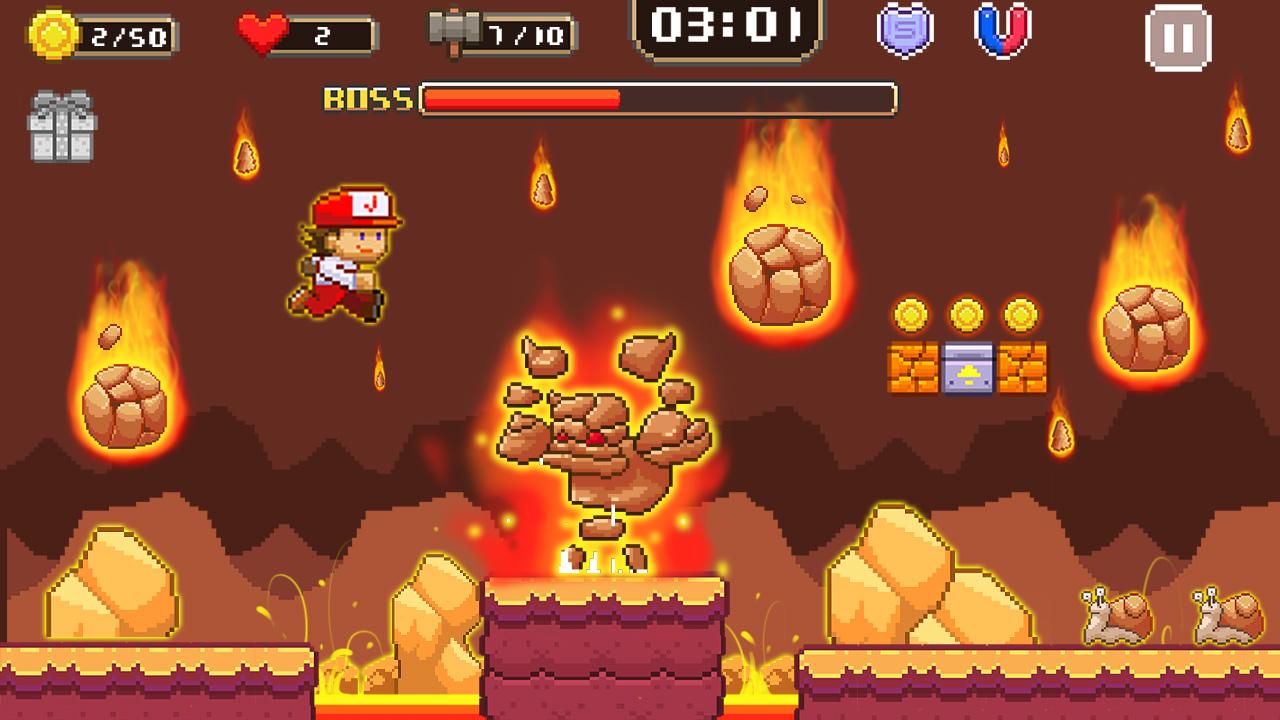 اسکرین شات 7 بازی Super Jim Jump - pixel 3d
