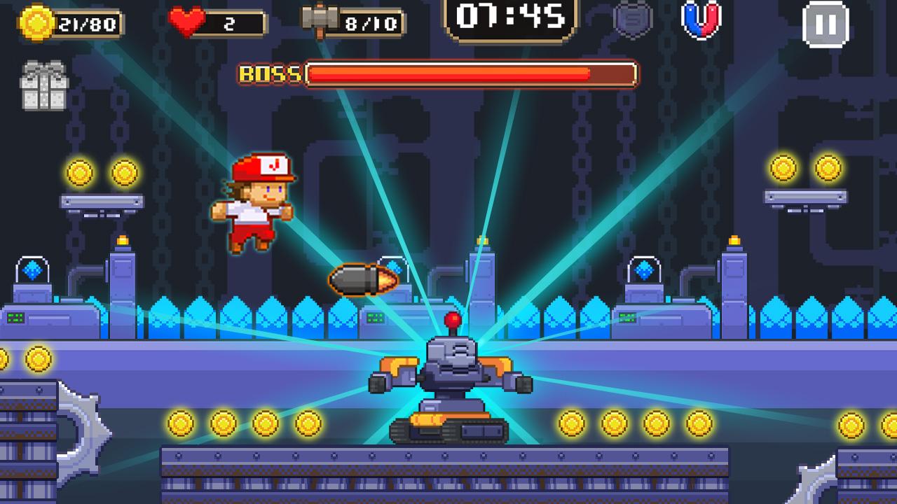 اسکرین شات 6 بازی Super Jim Jump - pixel 3d