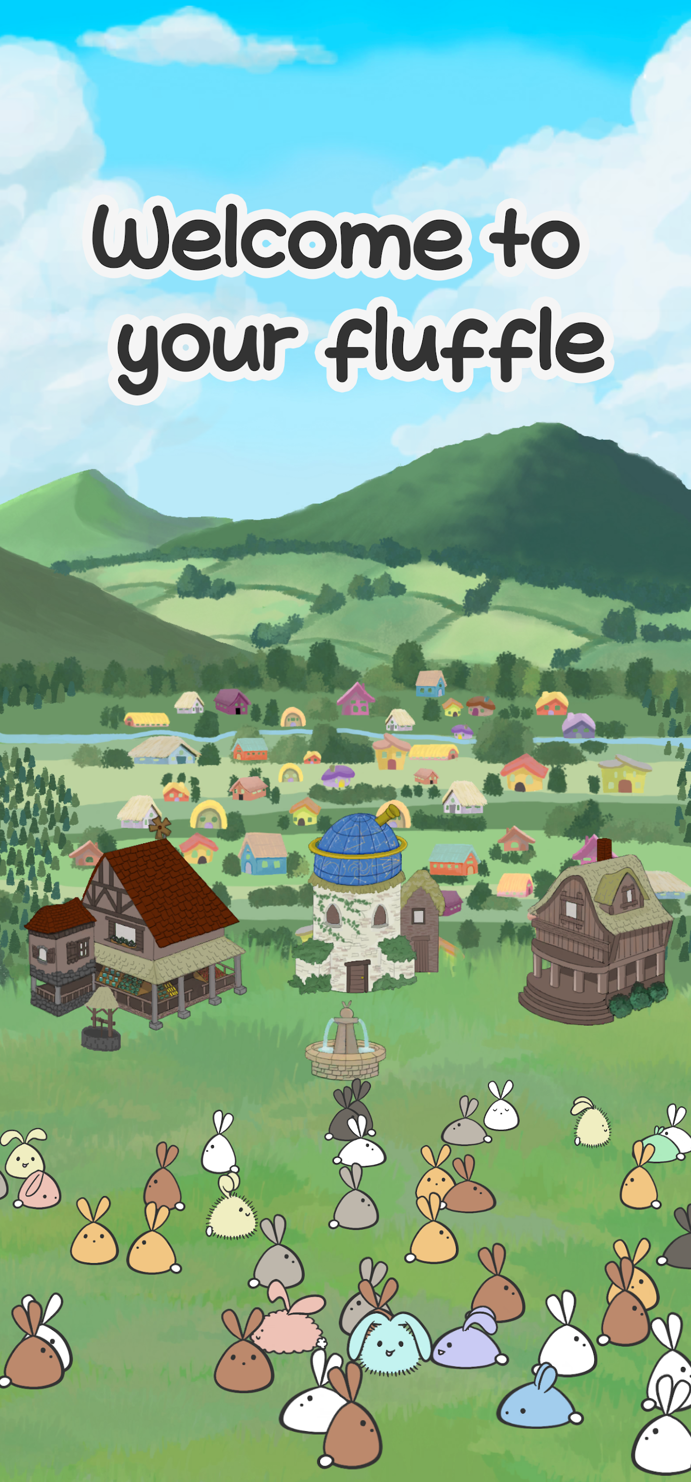 اسکرین شات 1 بازی Fluffle: Bunny Idle Clicker