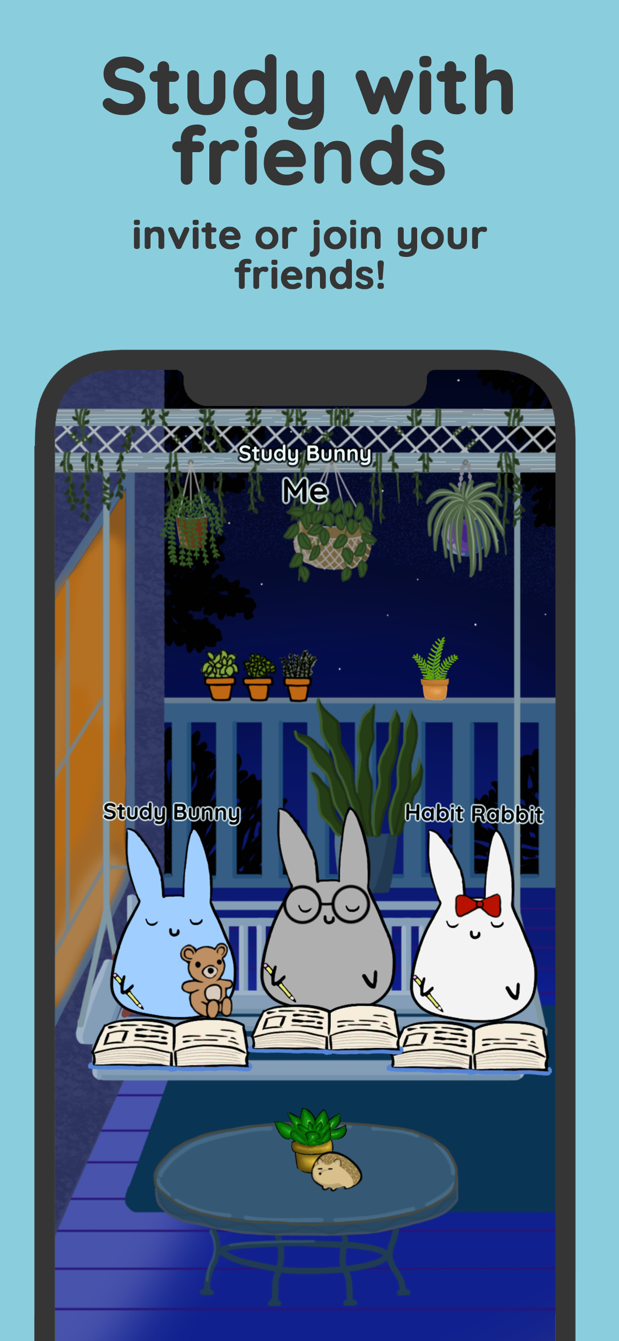 اسکرین شات 2 برنامه Study Bunny: Focus Timer