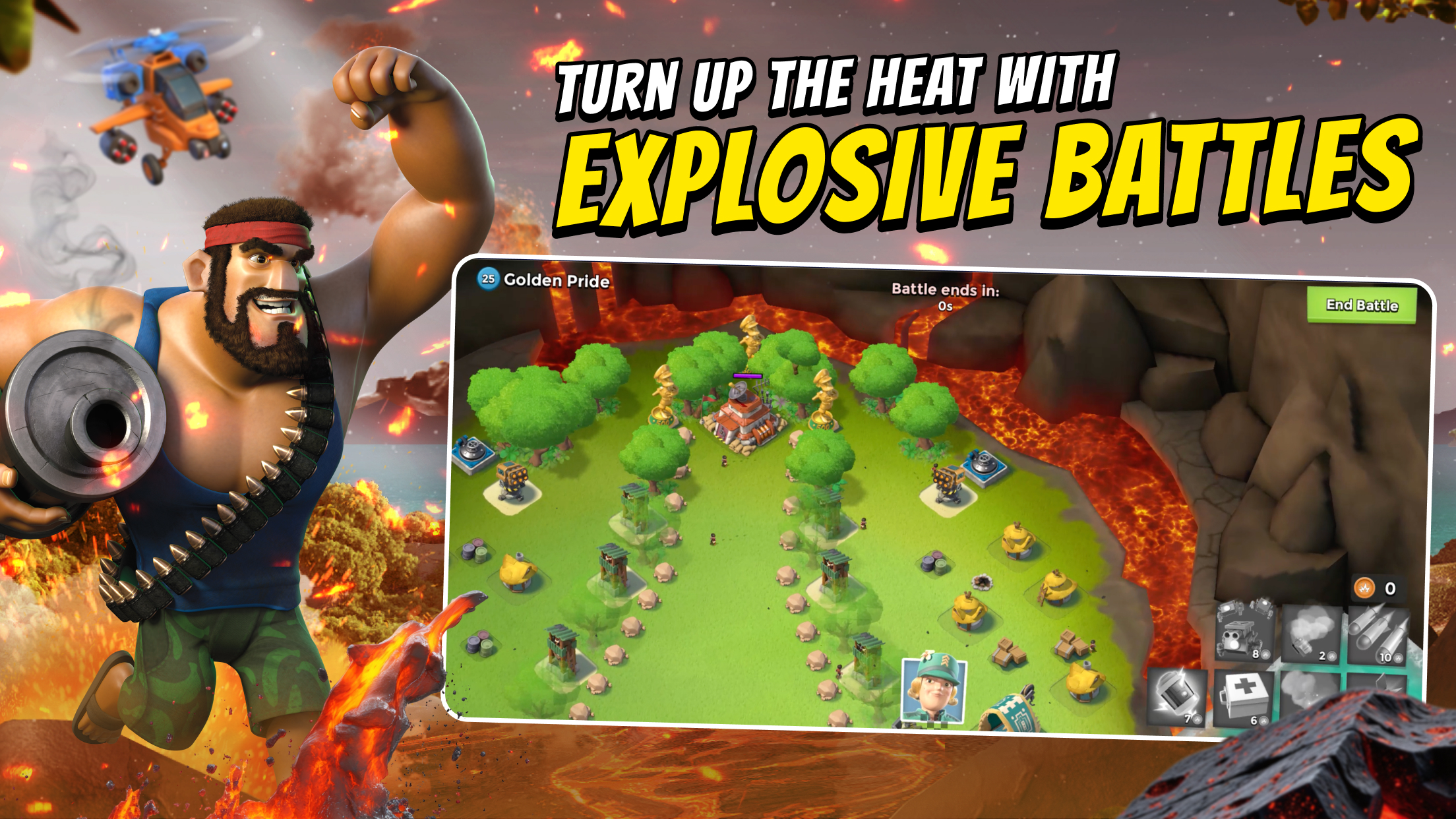 اسکرین شات 4 بازی بوم بیچ (boom beach)